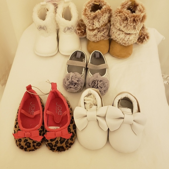 baby girl black moccasins